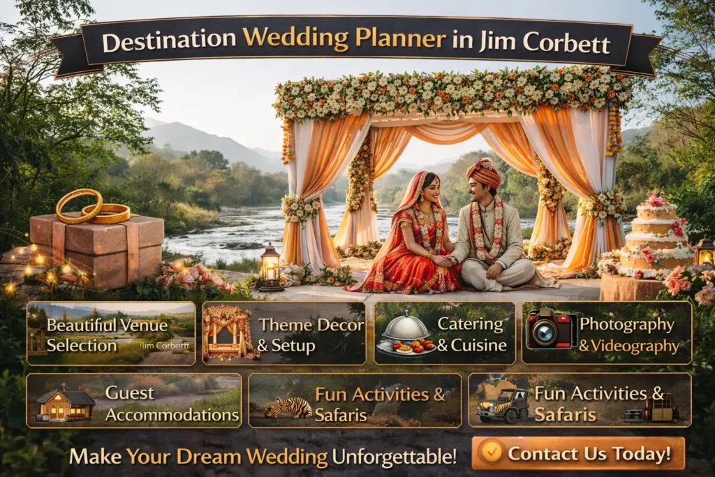 Destination wedding in Jim Corbett